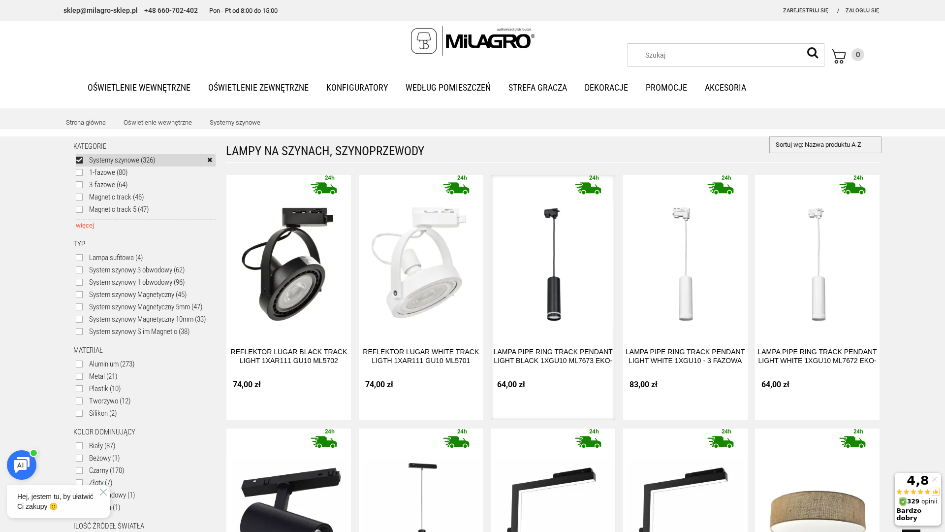 Lampy na szynach – kiedy warto wybrać system szynowy zamiast punktów świetlnych?